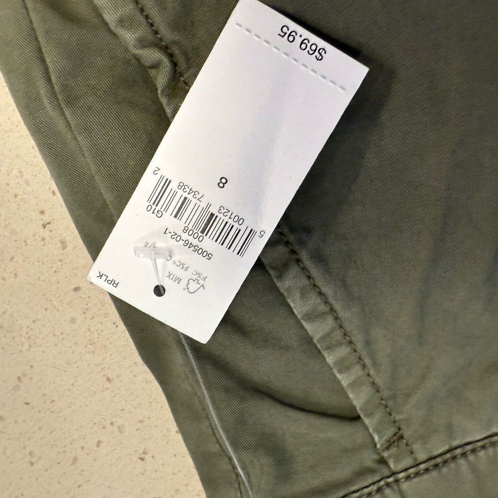 GAP woman’s Green Cargo Skirt NWT - Picture 4 of 6